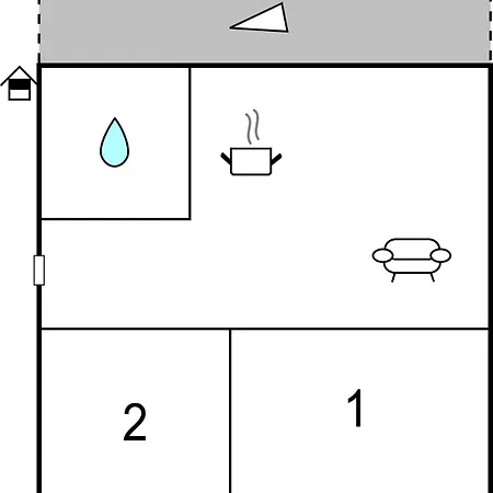 Lovely In With Kitchen Apartman *